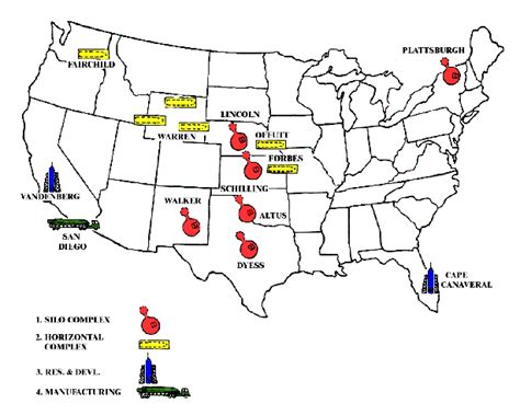 Us icbm sites - Oct 20, 2020 · In 1988, Nukewatch published the book, Nuclear Heartland, which mapped missile silo sites by state and provided an overview of the history of ICBM deployment and the development of national and local resistance movements. 